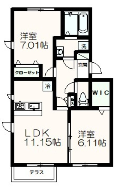 物件間取り