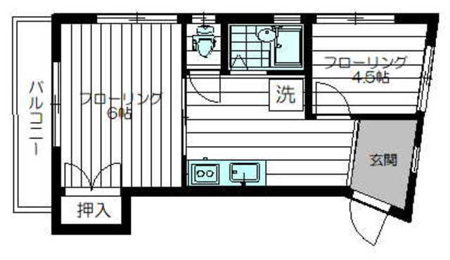 物件間取り